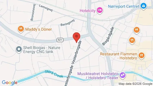 Apartments for rent i Holstebro - kort over placeringen