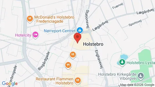 Apartments for rent i Holstebro - kort over placeringen