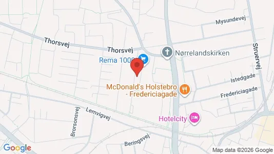 Apartments for rent i Holstebro - kort over placeringen