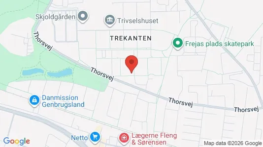 Apartments for rent i Holstebro - kort over placeringen