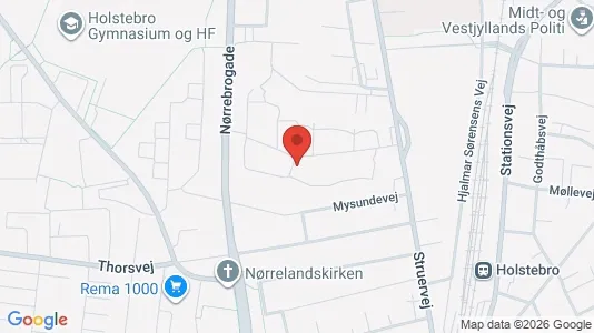 Apartments for rent i Holstebro - kort over placeringen