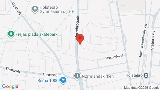 Apartments for rent i Holstebro - kort over placeringen