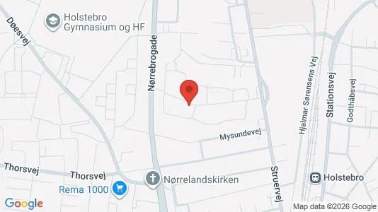 Apartments for rent i Holstebro - kort over placeringen