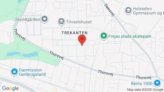 Apartments for rent i Holstebro - kort over placeringen
