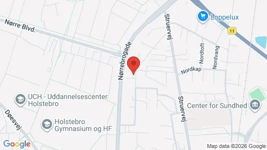 Apartments for rent i Holstebro - kort over placeringen