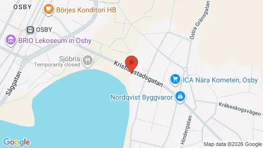 Apartments for rent i Osby - kort over placeringen