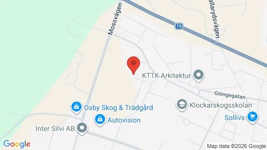 Apartments for rent i Osby - kort over placeringen