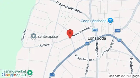 Apartments for rent i Osby - kort over placeringen