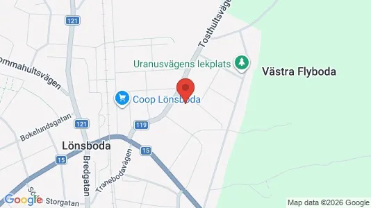 Apartments for rent i Osby - kort over placeringen