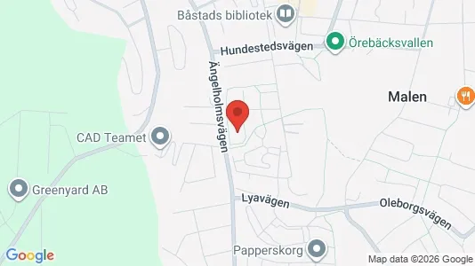 Apartments for rent i Båstad - kort over placeringen