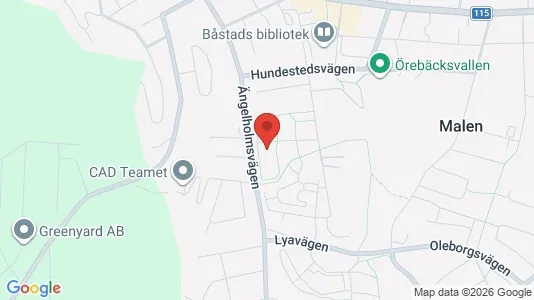 Apartments for rent i Båstad - kort over placeringen