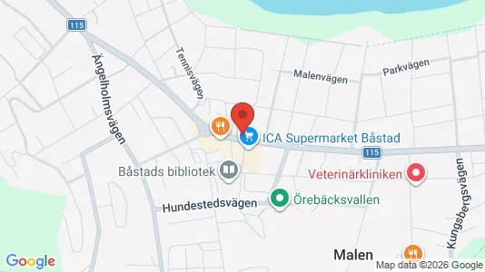 Apartments for rent i Båstad - kort over placeringen