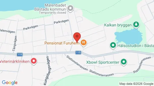 Apartments for rent i Båstad - kort over placeringen