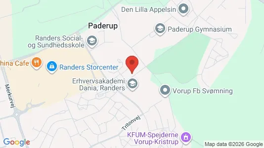 Apartments for rent i Randers SØ - kort over placeringen