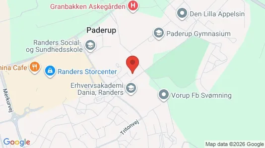 Apartments for rent i Randers SØ - kort over placeringen