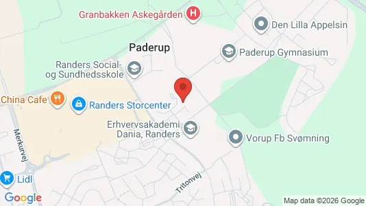 Apartments for rent i Randers SØ - kort over placeringen
