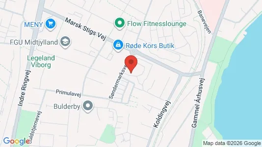 Apartments for rent i Viborg - kort over placeringen