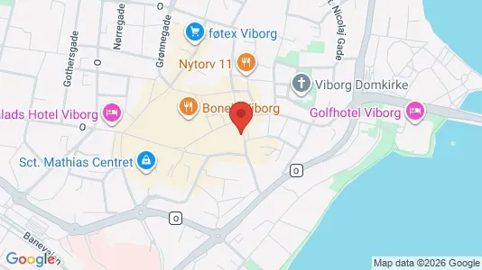 Apartments for rent i Viborg - kort over placeringen
