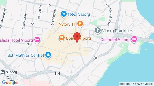Apartments for rent i Viborg - kort over placeringen