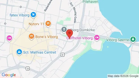 Apartments for rent i Viborg - kort over placeringen