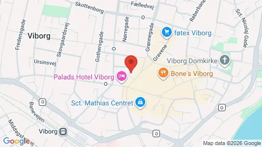Apartments for rent i Viborg - kort over placeringen
