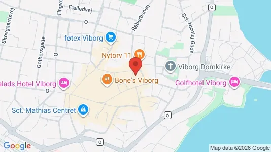 Apartments for rent i Viborg - kort over placeringen
