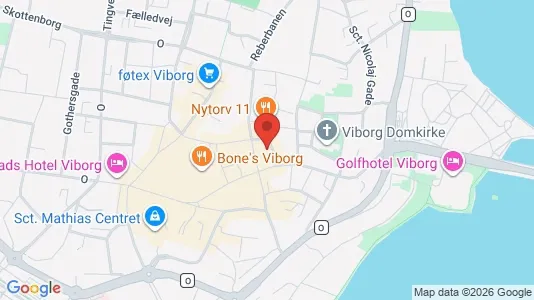 Apartments for rent i Viborg - kort over placeringen