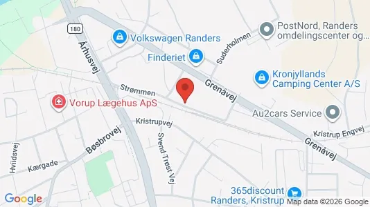 Apartments for rent i Randers SØ - kort over placeringen