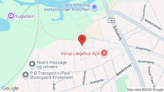 Apartments for rent i Randers SV - kort over placeringen