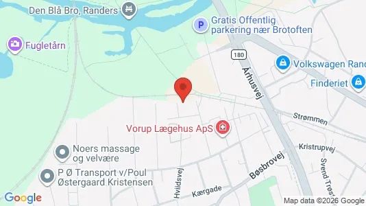 Apartments for rent i Randers SV - kort over placeringen