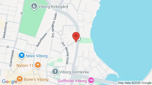 Apartments for rent i Viborg - kort over placeringen