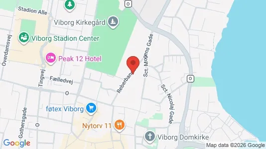 Apartments for rent i Viborg - kort over placeringen