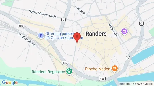 Apartments for rent i Randers C - kort over placeringen