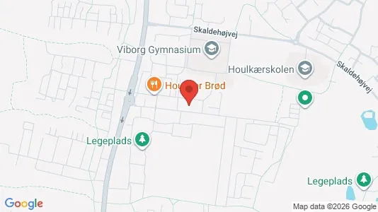 Apartments for rent i Viborg - kort over placeringen