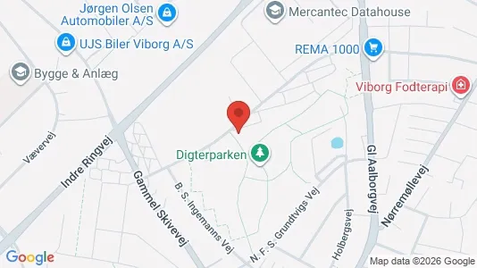 Apartments for rent i Viborg - kort over placeringen