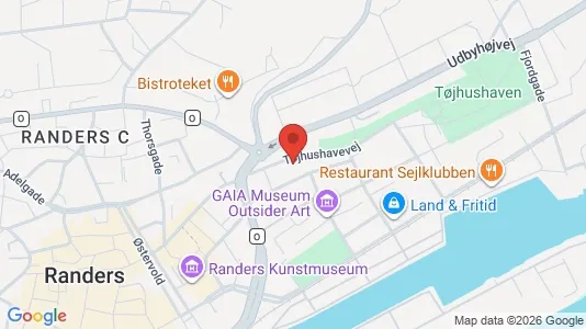 Apartments for rent i Randers C - kort over placeringen