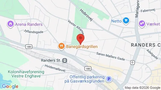 Apartments for rent i Randers C - kort over placeringen