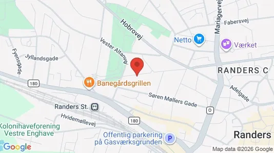 Apartments for rent i Randers C - kort over placeringen