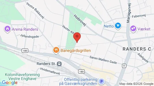 Apartments for rent i Randers C - kort over placeringen