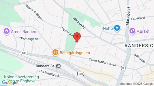 Apartments for rent i Randers C - kort over placeringen