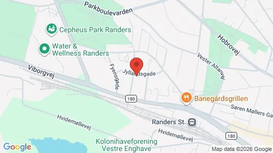 Apartments for rent i Randers C - kort over placeringen