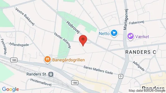 Apartments for rent i Randers C - kort over placeringen