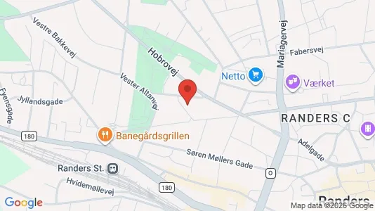 Apartments for rent i Randers C - kort over placeringen