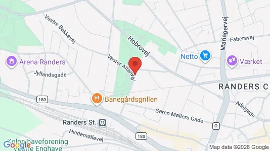 Apartments for rent i Randers C - kort over placeringen
