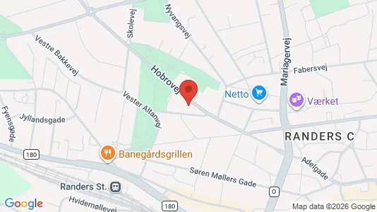 Apartments for rent i Randers C - kort over placeringen