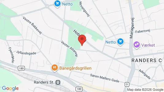 Apartments for rent i Randers C - kort over placeringen