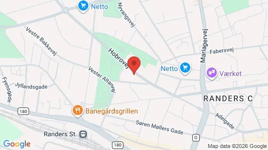 Apartments for rent i Randers C - kort over placeringen