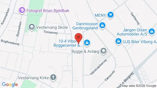 Apartments for rent i Viborg - kort over placeringen