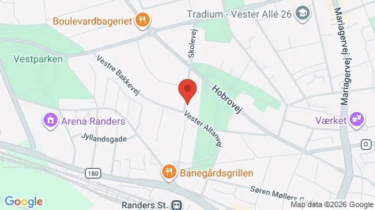 Apartments for rent i Randers C - kort over placeringen