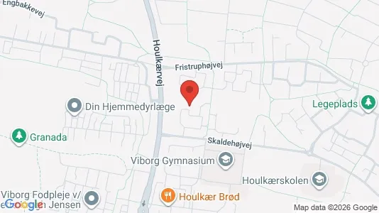 Apartments for rent i Viborg - kort over placeringen